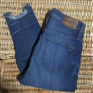 Highwaisted Madewell Button-Up Jeans